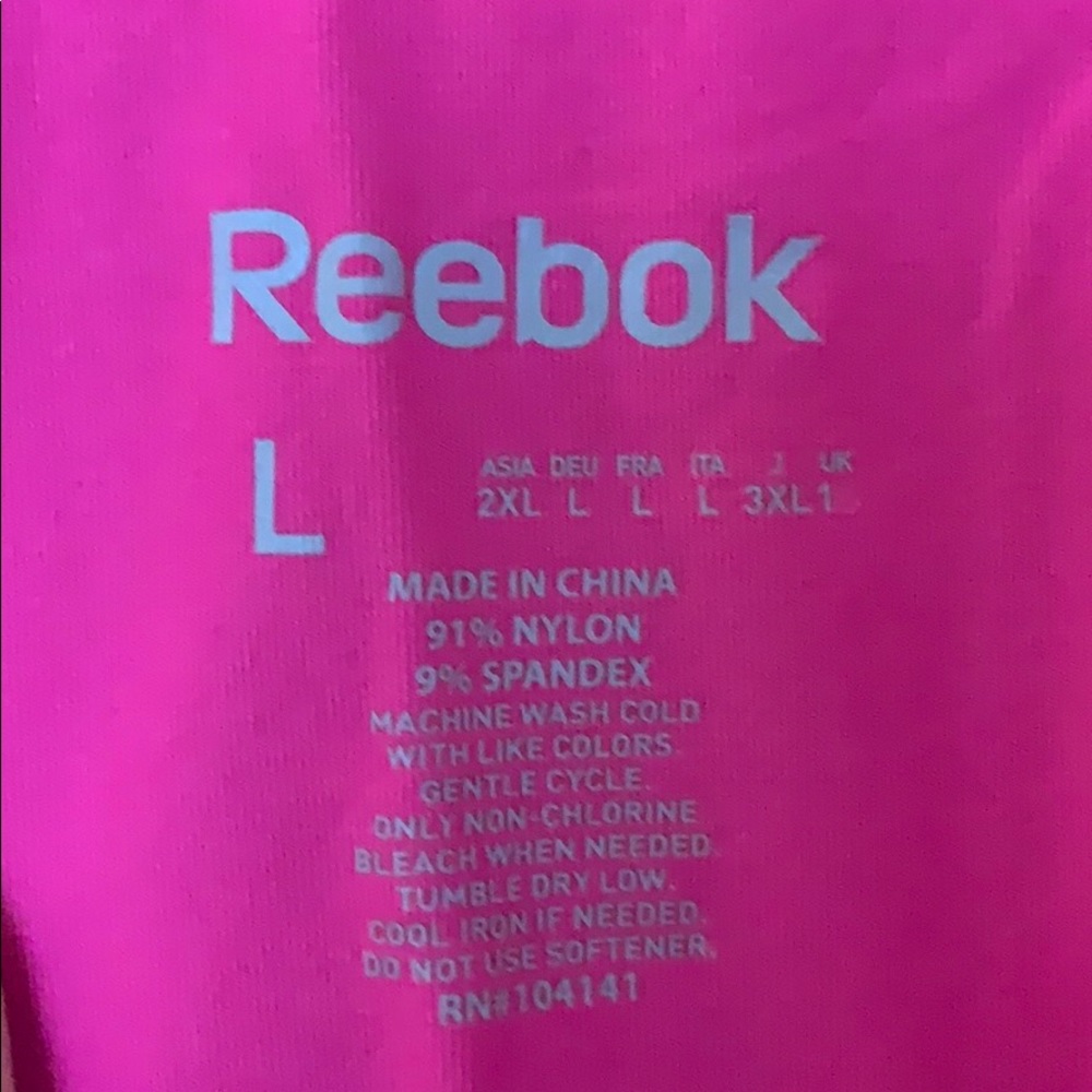 Pink Reebok tank - Picture 3 of 3